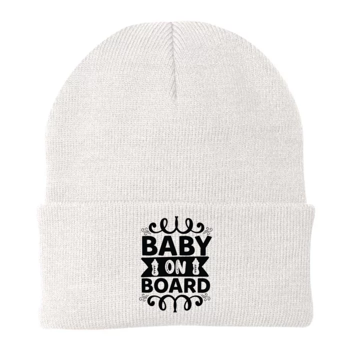 Baby On Board Knit Cap Winter Beanie