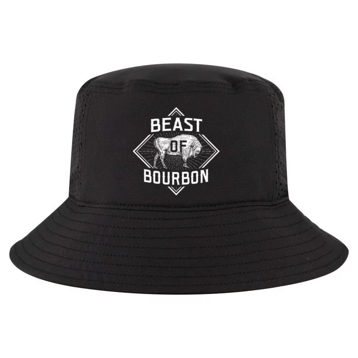 Beast Of Bourbon American Bison Buffalo Lover Wildlife Cool Comfort Performance Bucket Hat