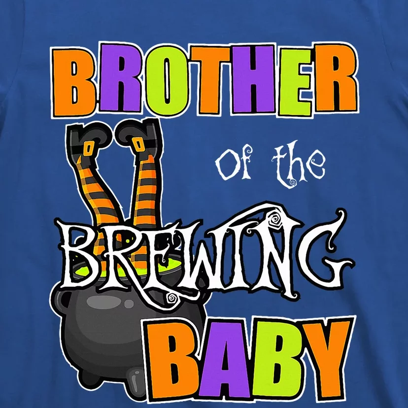 Brother Of Brewing Baby Halloween Theme Baby Shower Spooky T-Shirt