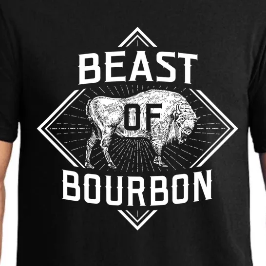 Beast Of Bourbon American Bison Buffalo Lover Wildlife Pajama Set