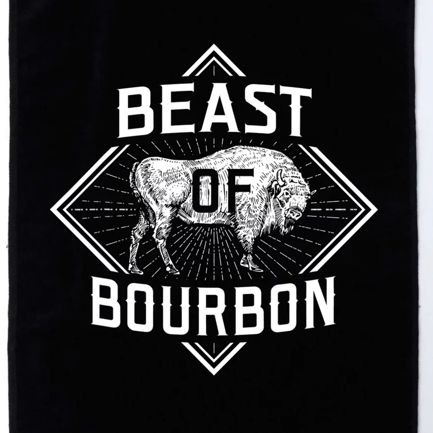 Beast Of Bourbon American Bison Buffalo Lover Wildlife Platinum Collection Golf Towel