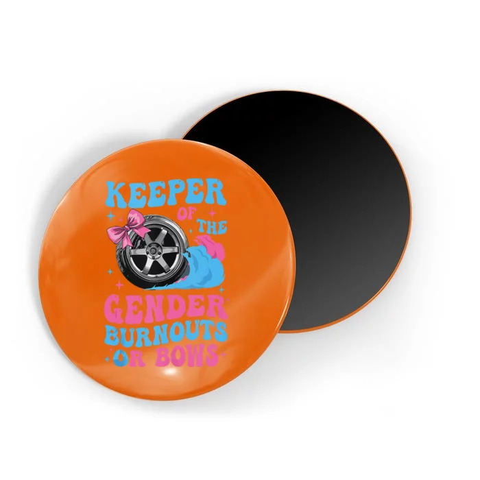 Burnouts Or Bows Funny Gender Reveal Party Fun Magnet