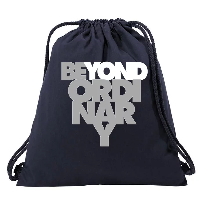 Beyond Ordinary Drawstring Bag