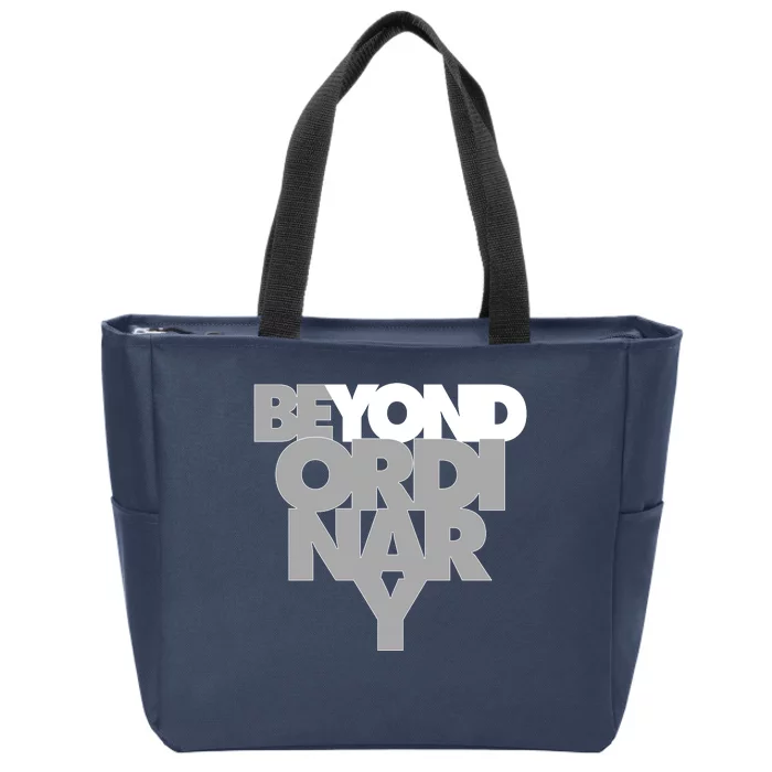 Beyond Ordinary Zip Tote Bag