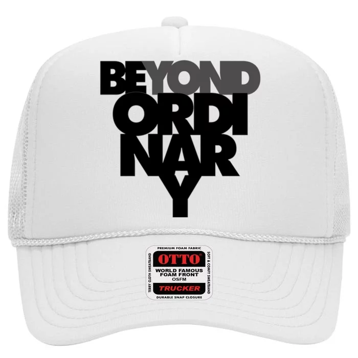 Beyond Ordinary High Crown Mesh Trucker Hat