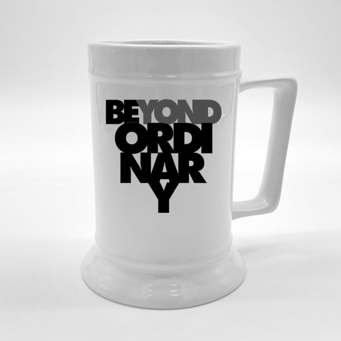 Beyond Ordinary Front & Back Beer Stein