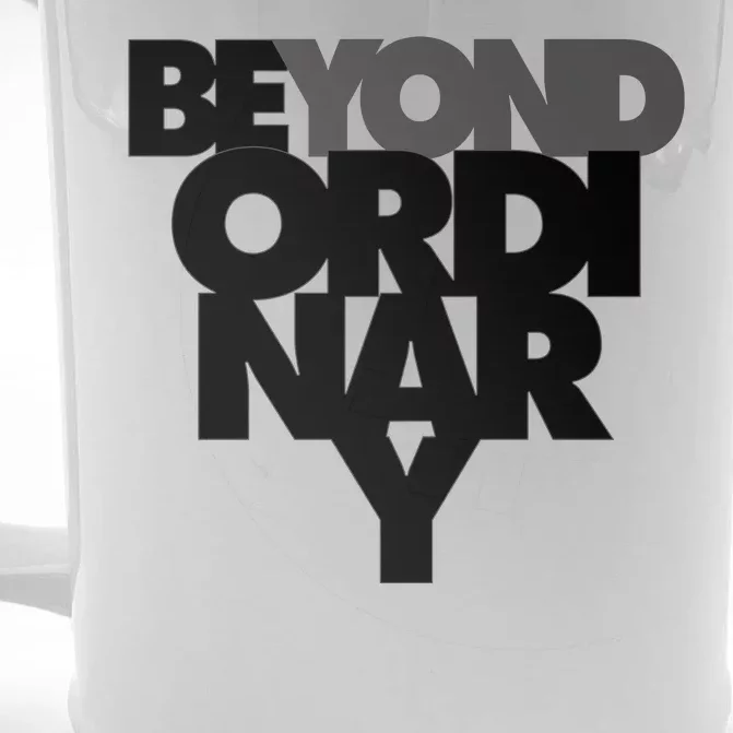 Beyond Ordinary Front & Back Beer Stein