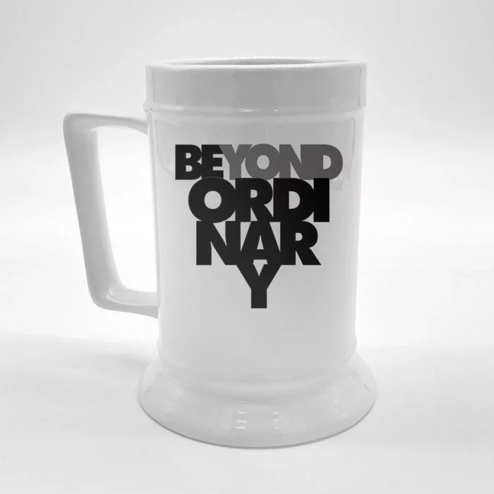 Beyond Ordinary Front & Back Beer Stein