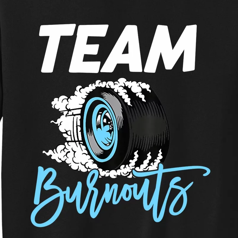 Burnouts Or Bows Team Boy Team Girl Gender Reveal Sweatshirt