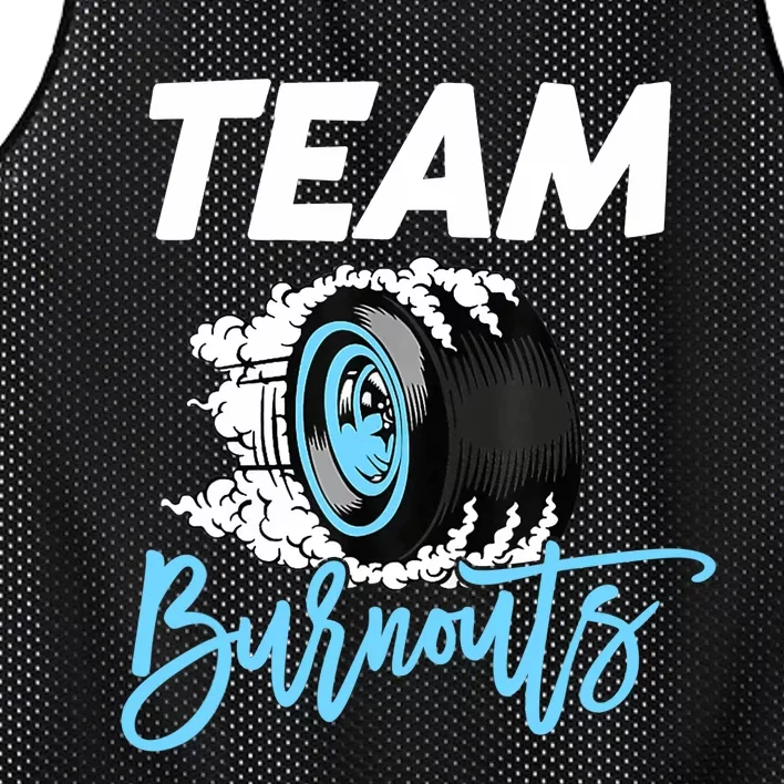 Burnouts Or Bows Team Boy Team Girl Gender Reveal Mesh Reversible Basketball Jersey Tank