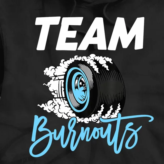 Burnouts Or Bows Team Boy Team Girl Gender Reveal Tie Dye Hoodie