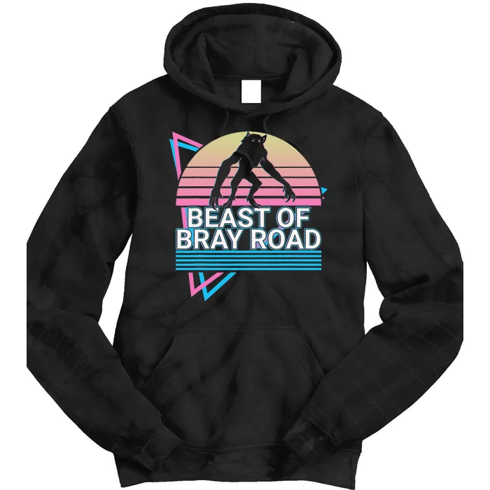 Beast Of Bray Road Cryptid Cryptozoology Tie Dye Hoodie