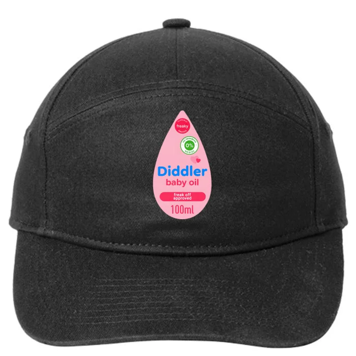 Baby Oil Bottle Halloween Costume 7-Panel Snapback Hat