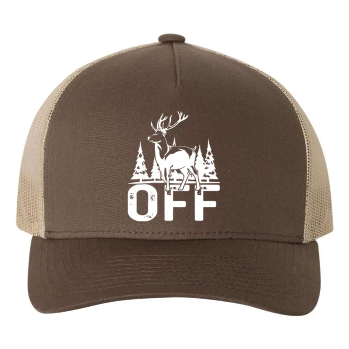 Buck Off Yupoong Adult 5-Panel Trucker Hat