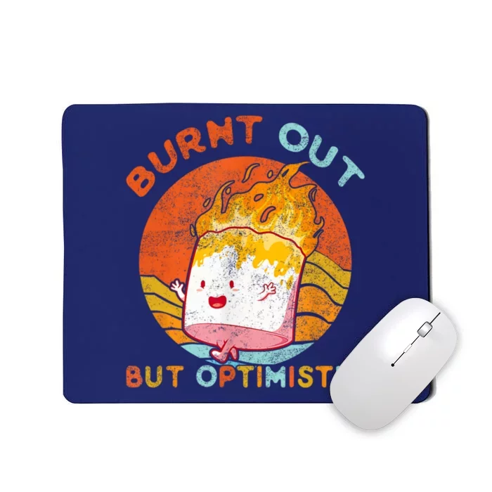 Burnt Out But Optimistic Retro Vintage Sunset Mousepad