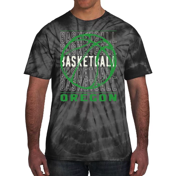 Basketball Oregon Tie-Dye T-Shirt