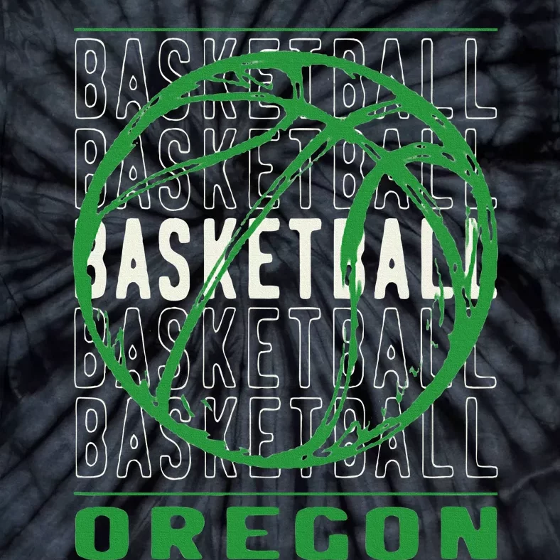 Basketball Oregon Tie-Dye T-Shirt