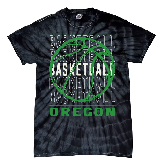 Basketball Oregon Tie-Dye T-Shirt