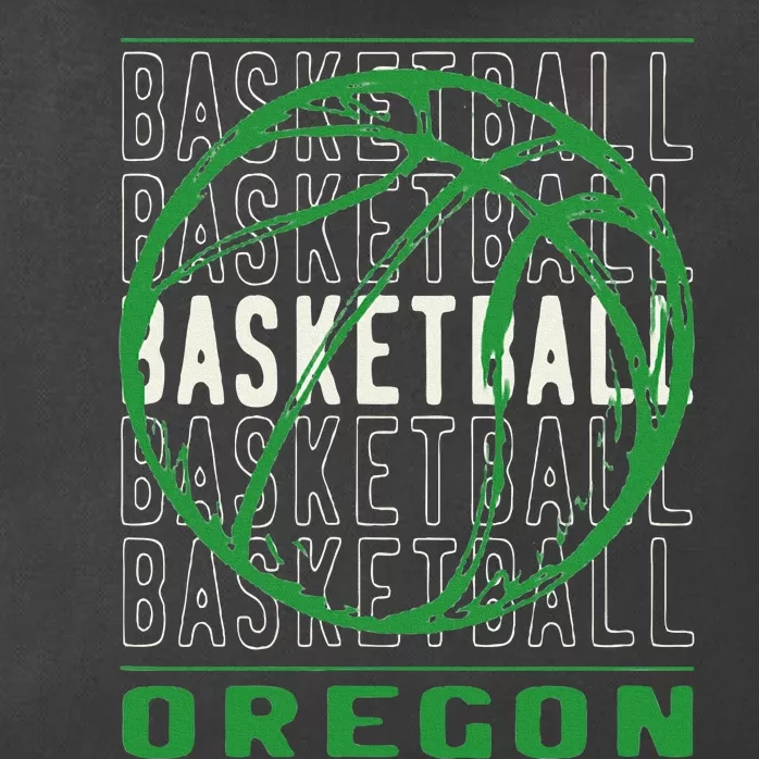 Basketball Oregon Zip Tote Bag