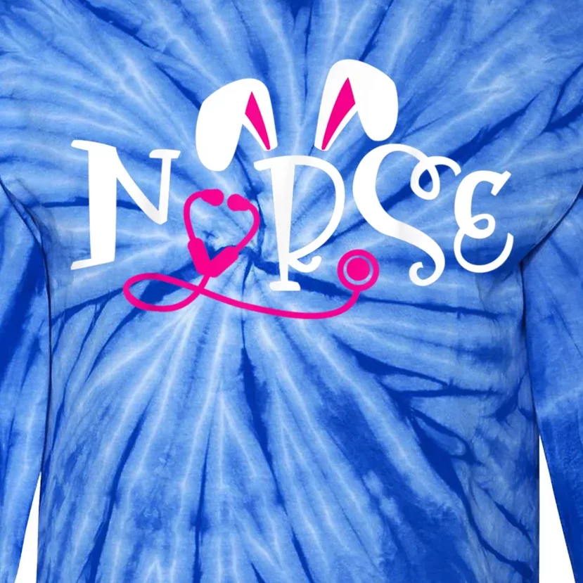 Bugs Or Bunny Gift Nurse Doctor Easter Day Gift Tie-Dye Long Sleeve Shirt