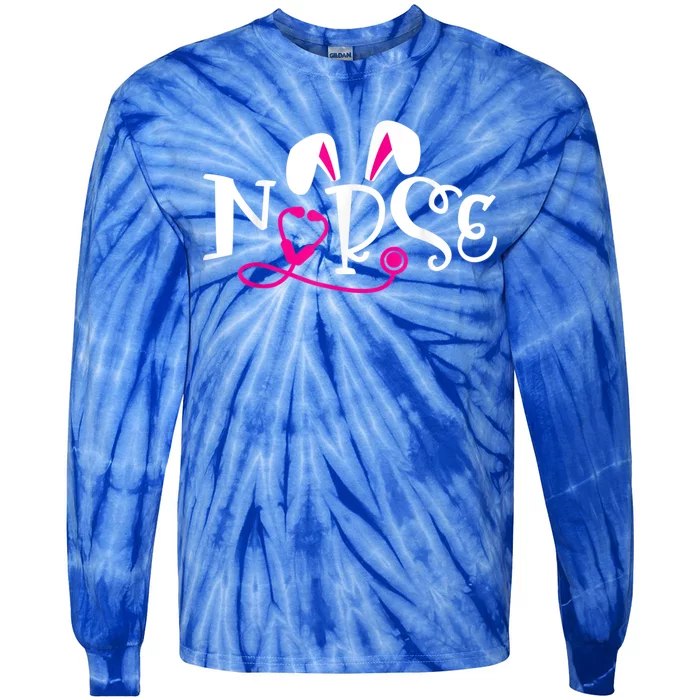 Bugs Or Bunny Gift Nurse Doctor Easter Day Gift Tie-Dye Long Sleeve Shirt