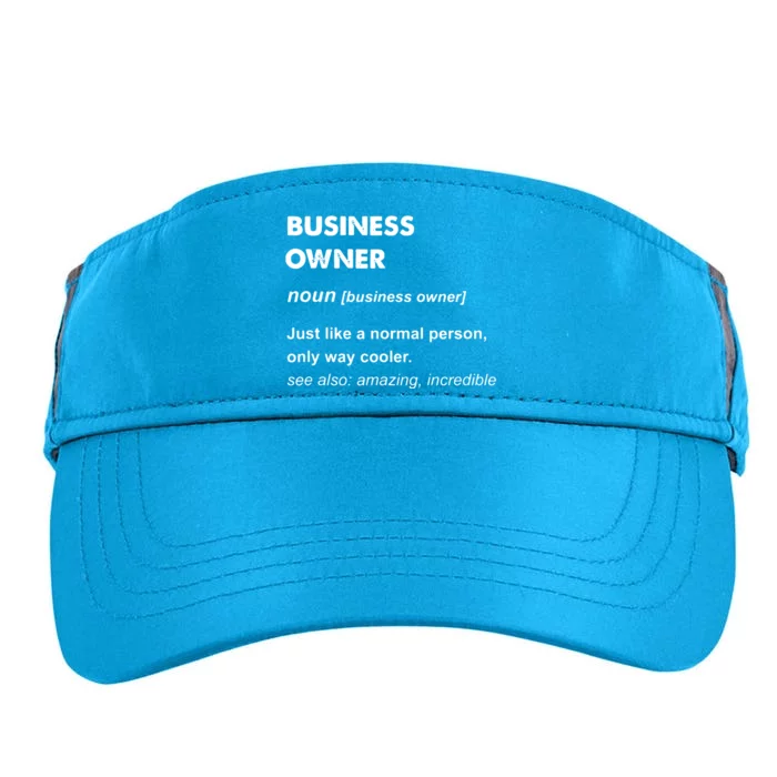 Business Owner Adult Drive Performance Visor