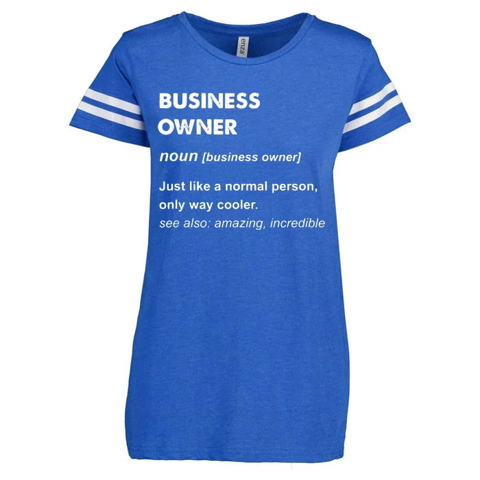 Business Owner Enza Ladies Jersey Football T-Shirt