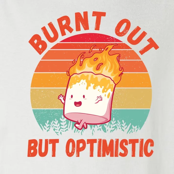 Burnt Out But Optimistic Funny Marshmallow Toddler Long Sleeve Shirt