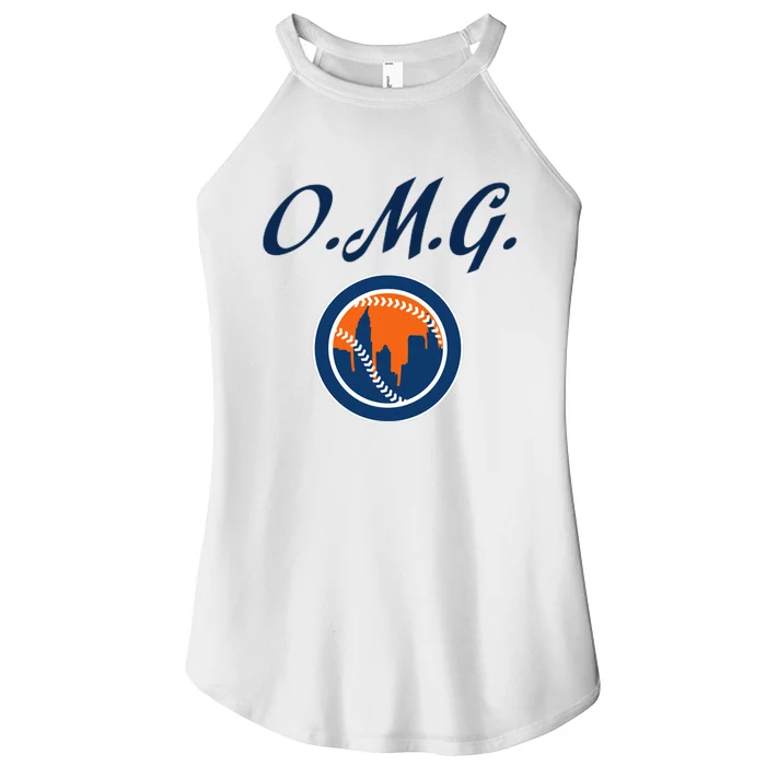 Baseball Omg Women’s Perfect Tri Rocker Tank