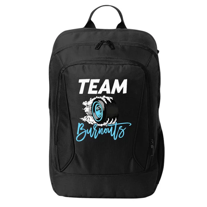 Burnouts Or Bows Team Boy Team Girl Gender Reveal City Backpack