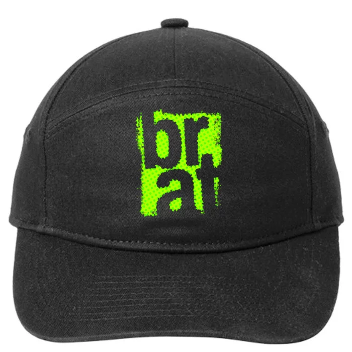 Brat Oversized 7-Panel Snapback Hat