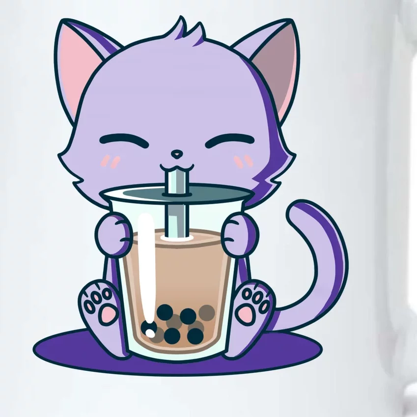 Boba Kitty Black Color Changing Mug