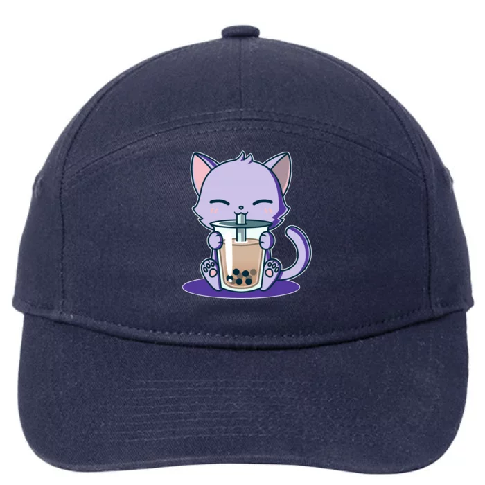 Boba Kitty 7-Panel Snapback Hat