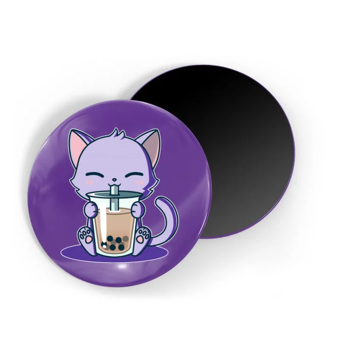 Boba Kitty Magnet