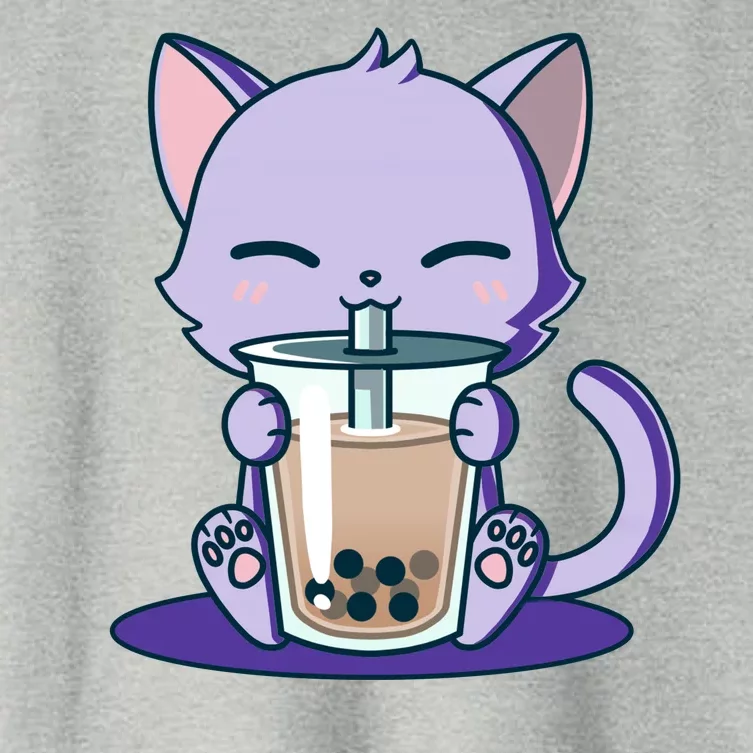 Boba Kitty Women's Crop Top Tee