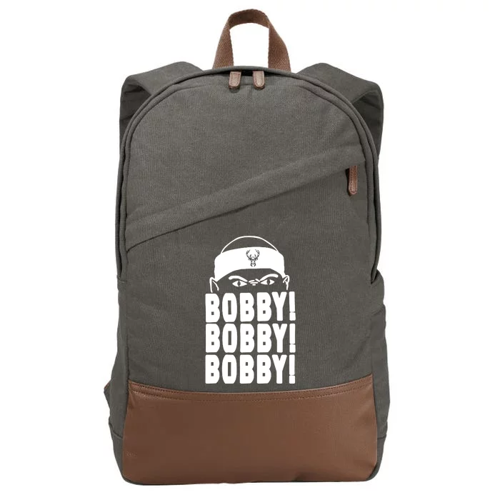 Bobby Bobby Bobby Milwaukee Basketball Cotton Canvas Backpack