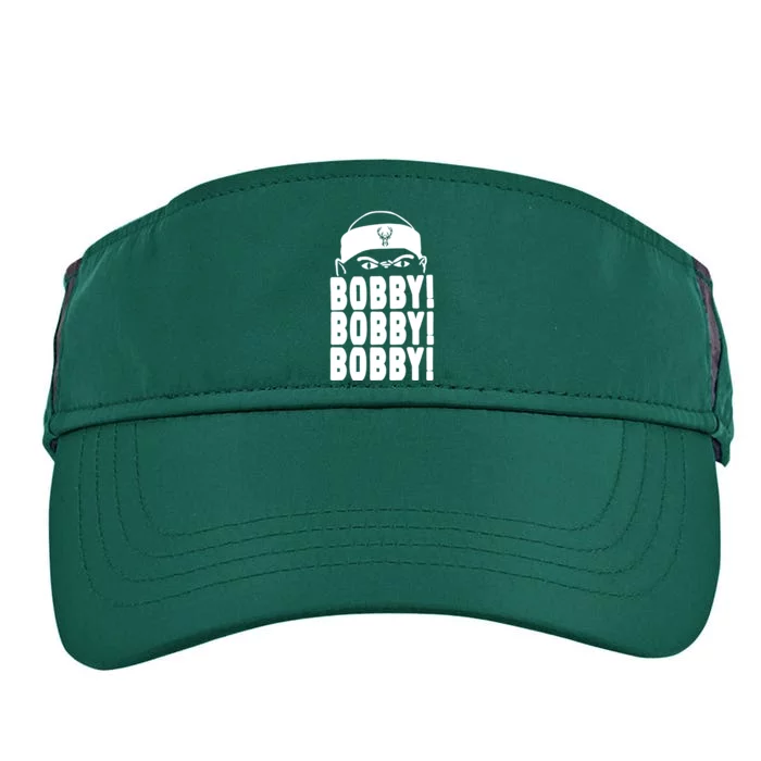 Bobby Bobby Bobby Milwaukee Basketball Adult Drive Performance Visor