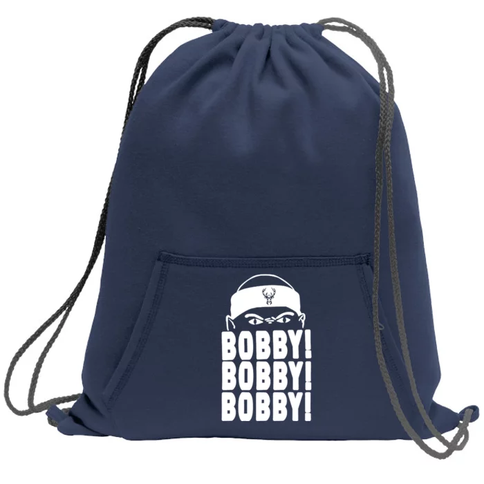 Bobby Bobby Bobby Milwaukee Basketball Sweatshirt Cinch Pack Bag