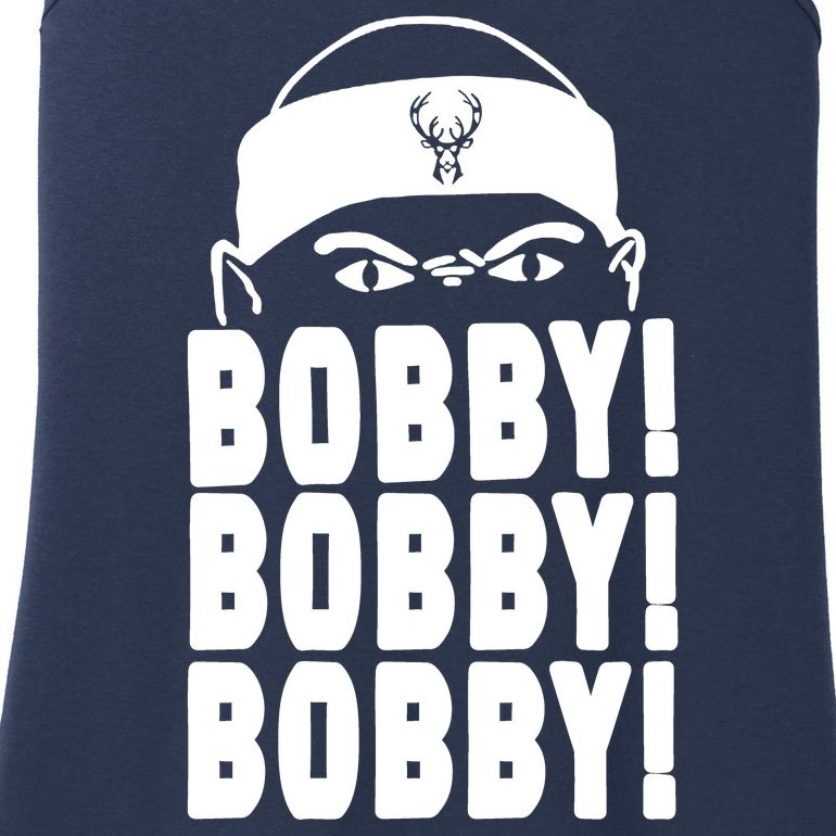 Bobby Bobby Bobby Milwaukee Basketball Ladies Essential Tank