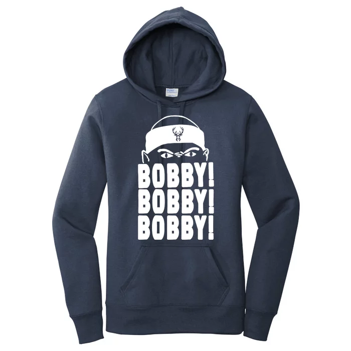 Bobby Bobby Bobby Milwaukee Basketball Women's Pullover Hoodie