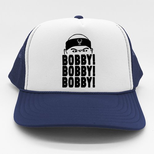 Bobby Bobby Bobby Milwaukee Basketball Trucker Hat
