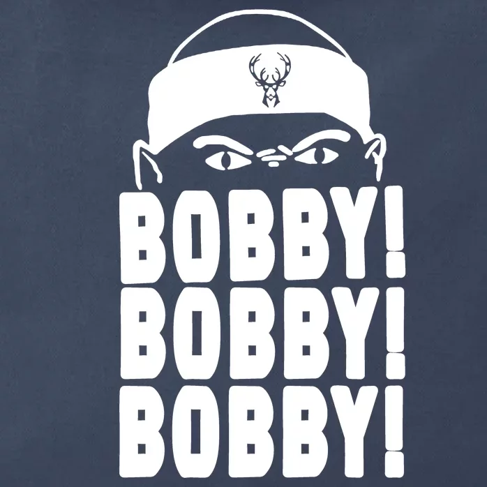 Bobby Bobby Bobby Milwaukee Basketball Zip Tote Bag