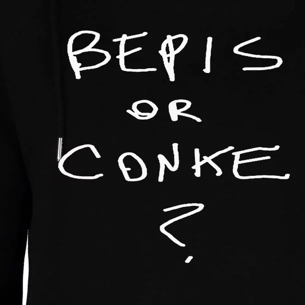 Bepis Or Conke Womens Funnel Neck Pullover Hood