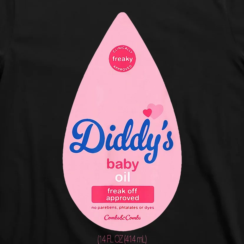 Baby Oil Costume Funny Bottle For Halloween T-Shirt