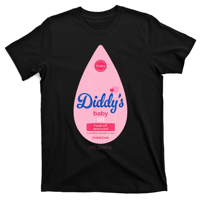 Baby Oil Costume Funny Bottle For Halloween T-Shirt