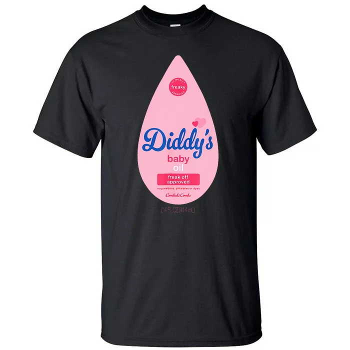 Baby Oil Costume Funny Bottle For Halloween Tall T-Shirt