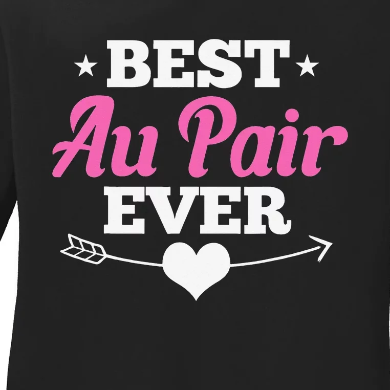 Babysitter Outfit Childcare Provider Babysitting Au Pair Ladies Long Sleeve Shirt