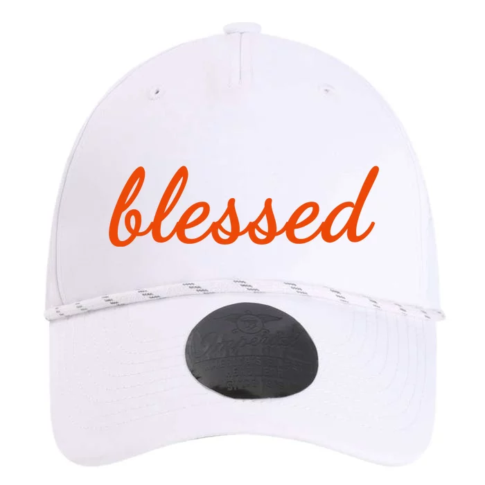 Blessed Orange Christian Performance The Dyno Cap