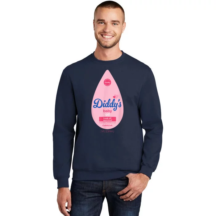 Baby Oil Costume Funny Bottle For Halloween Sweatshirt