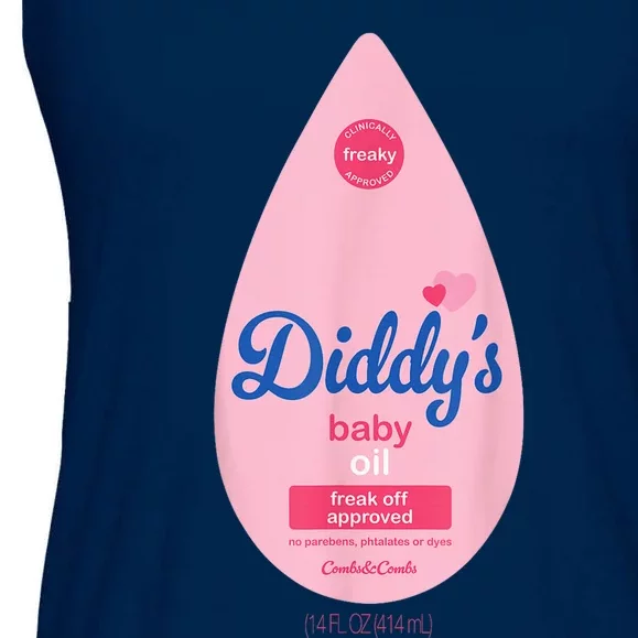 Baby Oil Costume Funny Bottle For Halloween Ladies Essential Flowy Tank